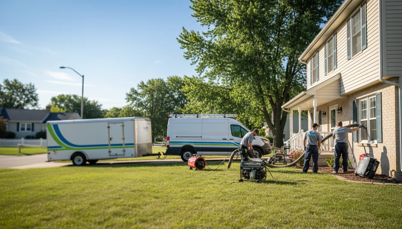 Flooded Basement Restoration And Cleanup With Repair in Andover, MN near me